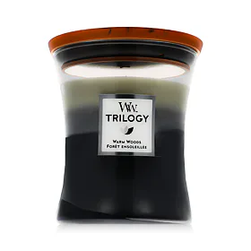 WoodWick Trilogy Medium Hourglass Candles vonná svíčka 275 g