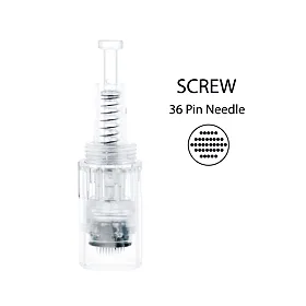 BBmessopen náhradní sterilní hlavice k Electric Microneedling Pen 36 jehel (vnější závit) 1 ks