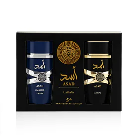 Lattafa Asad EDP Asad 100 ml + EDP Asad Zanzibar 100 ml UNISEX