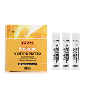 GUAM Britannia Flat Belly Liquid Food Supplement 30 x 12 ml