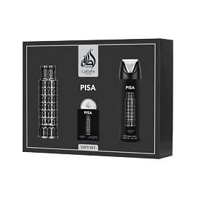 Lattafa Pride Pisa EDP 100 ml + EDP 20 ml + tělový sprej 200 ml UNISEX