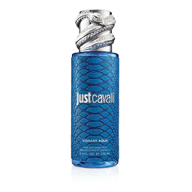 Roberto Cavalli Just Cavalli Vibrant Aqua tělový sprej 250 ml W