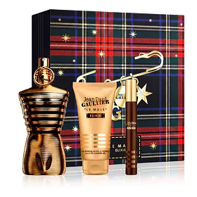 Jean Paul Gaultier Le Male Elixir Parfém 125 ml + Parfém MINI 10 ml + SG 75 ml M