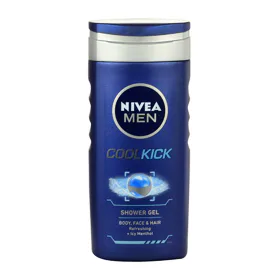 Nivea Men Cool Kick osvěžující sprchový gel na tělo i vlasy 250 ml M