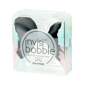 Invisibobble Bowtique Spiral Hair Ring Gumička na vlasy pro ženy 1 ks Odstín True Black